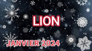 ♌ LION ❄ JANVIER 2024 ❄️✨ Une réussite importante pour vous ✨ [upl. by Kraska]