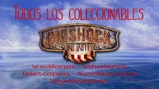 Bioshock Infinite  Todos los coleccionables  All Collectible Locations [upl. by Eugenides339]