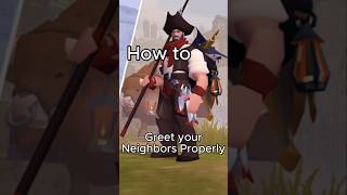 How to greet your neighbours in Albion online l albiononline shorts [upl. by Ailices867]