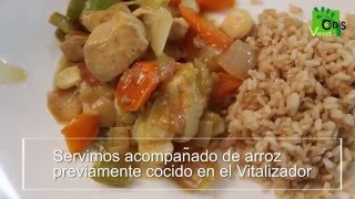 Pollo con Almendras  Receta al Vapor  Horno al vapor [upl. by Niemad]