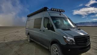 KC HiLites Pro6 LED Light Bar installation on Mercedes Sprinter [upl. by Seaton856]