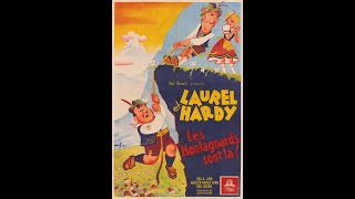 Laurel et Hardy  les montagnards sont là 1938 couleur [upl. by Nosduj431]