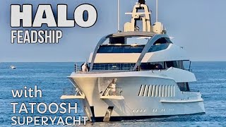 Feadship 57 m HALO Superyacht docking amp TATOOSH 92m by Nobiskrug World 60th largest Superyacht [upl. by Notelrac673]