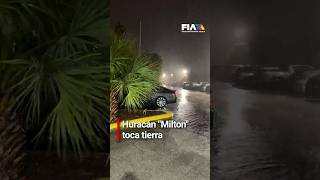 Momento exacto en el que el huracán quotMiltonquot impacta tierra 🌀🚨 [upl. by Kera]