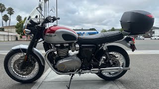 2018 Triumph Bonneville T120 Low miles with Upgrades in the SF Bay Area [upl. by Aklog869]