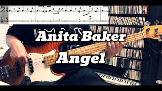 Anita Baker  Angel Bass Cover Bass Tabs in Video [upl. by Samaria795]