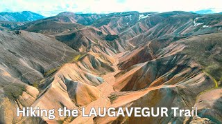 LAUGAVEGUR ICELAND  DAY1  LANDMANNALAUGAR TO HRAFNTINNUSKER [upl. by Swor]