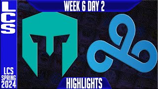 IMT vs C9 Highlights  LCS Spring 2024 Week 6 Day 2  Immortals vs Cloud9 [upl. by Nomae]