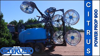 Interlink CitrusOrchard  6 x 900mm Power Prop Sprayer [upl. by Elcarim800]