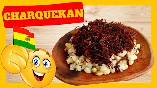 CHARQUEKAN 🇧🇴Rico 😋 y Fácil de Preparar gastronomiaboliviana [upl. by Asined]