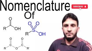 Nomenclature of Sulphonic Acid and Anhydrides [upl. by Ajiat]