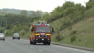 Suffolk Fire amp Rescue Service Newmarket WrL51reg Volvo Responding 2007 [upl. by Wanonah578]