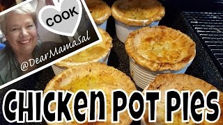 Chicken pot pies in a ramekin by DearMamaSal [upl. by Llenyr]