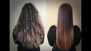 My Hair Transformation  Keratin Smoothing Treatment  Uberliss [upl. by Terchie768]