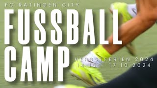 HerbstferienFussballcamp beim FC Ratingen City [upl. by Dnomyaw]