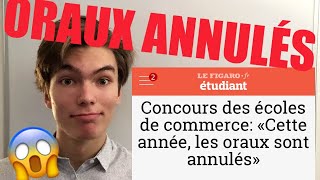 ORAUX ANNULÉS CONCOURS REPORTÉS  Prépa ECE au lycée Henri IV [upl. by Rickard530]