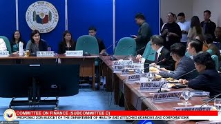 Proposed 2025 Budget of the Department of Health Senate Hearing [upl. by Abercromby335]