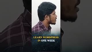 Learn WordPress in One Week 🗓️ Tamil  WordPress for beginners [upl. by Velvet]