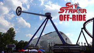 Sky Striker OffRide Footage Six Flags Great America Giga Discovery  NonCopyright [upl. by Nitsew957]