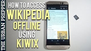 How to Access Wikipedia Offline using Kiwix Knowledge Prep [upl. by Aleacem]