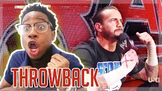 CM PUNK PIPEBOMB WWE THROWBACK  REACTION [upl. by Nagoh]