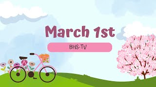 Brownsburg High School TV News  Friday March 1st 2024 [upl. by Harewood443]