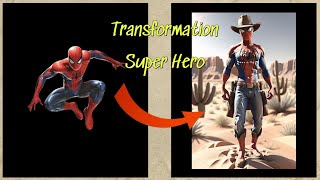 Amazing hero but Cowboy ☀ Character Marvel  Dc [upl. by Eriuqs]