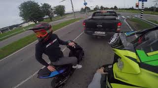 Aprilia SR50R MK2 Racing raw wildout [upl. by Irrab313]