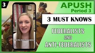 3 Must Knows about the Federalists and AntiFederalists [upl. by Ilamad]