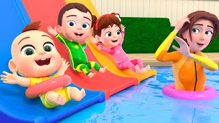 Me Too Song Swimming Pool Version  NEW Educational Nursery Rhyme amp Kids Song [upl. by Tabber628]