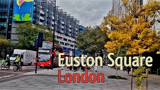 WalkingAround Euston Square London [upl. by Maddy]