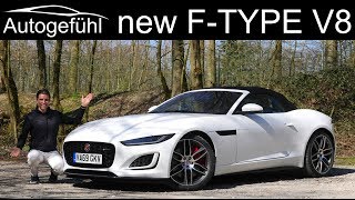 New Jaguar FTYPE Facelift FULL REVIEW 2020 F TYPE V8 Cabriolet P450 RDynamic  Autogefühl [upl. by Aneeuqal]