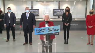 Premier Ford makes an announcement at Cooksville GO Station  Feb 14 [upl. by Foah]