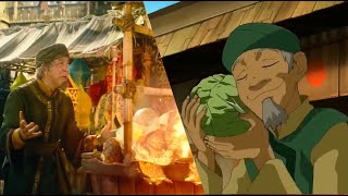 My Cabbage Scene Comparison Live Action VS Animated  Avatar The Last Airbender Netflix [upl. by Huxham201]