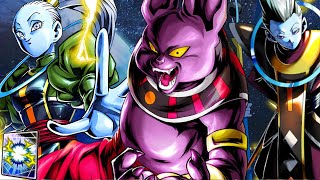 DOUBLE ANGEL  GOD WHIS VADOS amp CHAMPA TEAM INFINITE GREEN CARDS  Dragon Ball Legends [upl. by Nonnel]