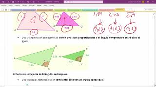 SEMEJANZA 02 FIGURAS SEMEJANTES ESCALAS CRITERIOS DE SEMEJANZA DE TRIÁNGULOS [upl. by Eceinaj]
