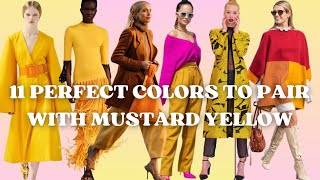 Best Color Combinations for Mustard Yellow [upl. by Ari]