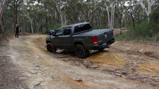 Testing out the Amaroks traction control system off road at Menai [upl. by Eyk]