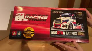 Unboxing Tamiya Fat Fox Buggyra 110 en français [upl. by Jacklin694]