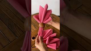 Napkin folding design  How to fold napkin art  mrgariyatowelart [upl. by Lumbard]