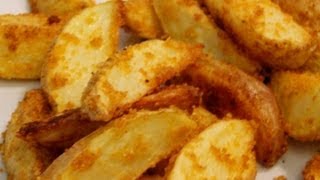 Kartoffelspalten selbst gemacht  einfach schnell und lecker  Schritt für Schritt Rezept  recipe [upl. by Eytteb430]