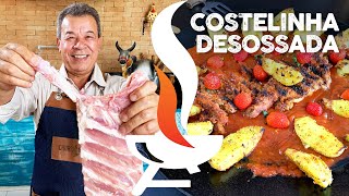 Costelinha Desossada e Batata Rústica I Churrasqueadas [upl. by Llenreb]