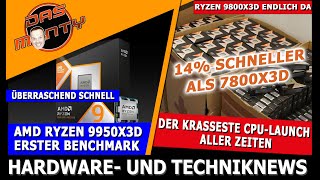 AMD Ryzen 9800X3D  Krassester CPU Launch aller Zeiten  Playstation 5 Pro nicht ausverkauft [upl. by Pacian]