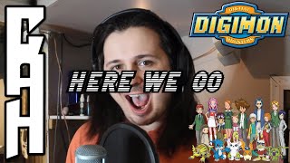 Here We Go Digimon Cover  Chris Allen Hess [upl. by Arac]