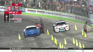 Formula DRIFT James Deane vs Jhonnattan Castro at Orlando Speedworld FDORLANDO [upl. by Adiv348]