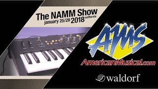 Waldorf STVC  AMS at NAMM 2018 [upl. by Rama666]