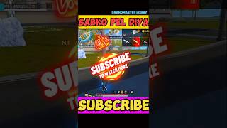 Sabko pel diya solo vs squad 👑 Grandmaster lobbyfreefire trending shorts [upl. by Eednarb]