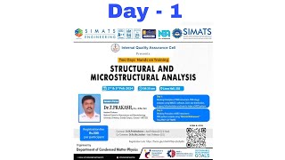 Day 1 Hands on Training in XRD pattern refinement and TEM image analysis [upl. by Mcclimans802]