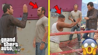 GTA 5  What Happens if TREVOR SEES MICHAEL IN THE FINAL MISSION Option B [upl. by Yup628]