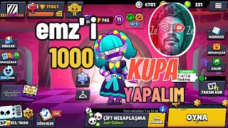 Emzi 1000 kupa kasıyoruz brawlstars zezeoyunda [upl. by Sherline321]